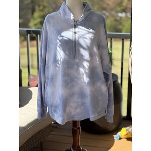 Womens Victorias Secret Pink Half-Zip Sweatshirt - XL